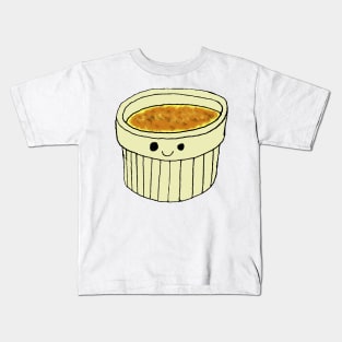 Cute Crème Brulee Kids T-Shirt